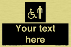 Custom information: black panel disabled and male